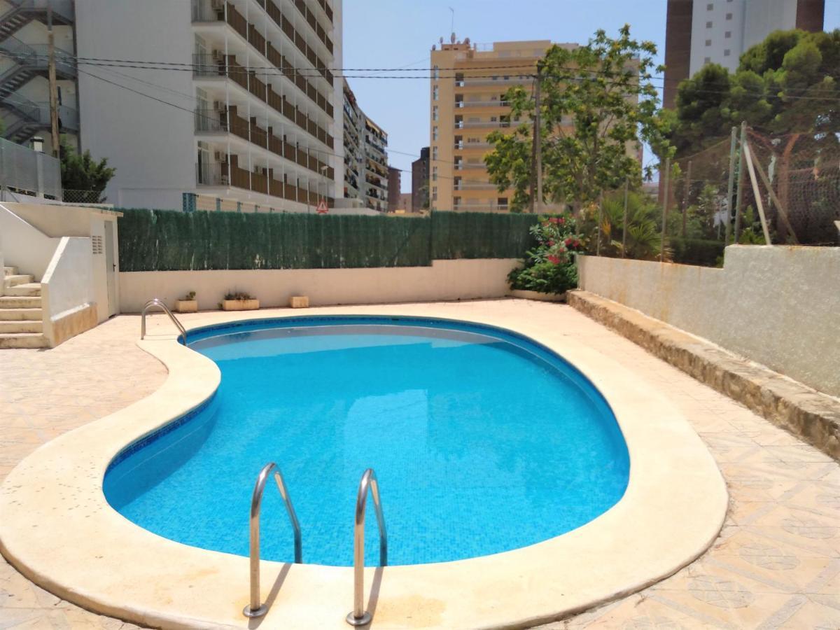 شقة بينايدورم  في Agustina Seaview In Rincon De Loix -Free Parking, Wi-Fi, Pool, New Air Conditioning, Sea View المظهر الخارجي الصورة