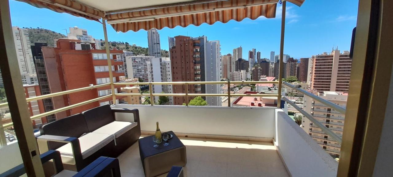 شقة بينايدورم  في Agustina Seaview In Rincon De Loix -Free Parking, Wi-Fi, Pool, New Air Conditioning, Sea View المظهر الخارجي الصورة