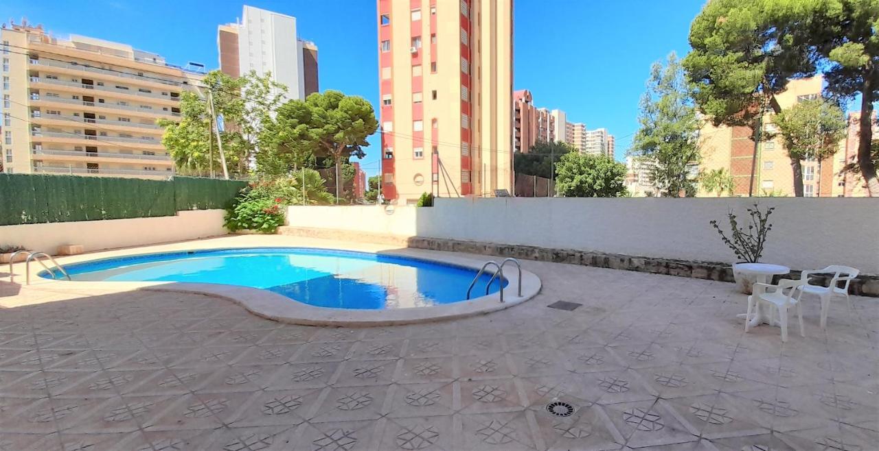 شقة بينايدورم  في Agustina Seaview In Rincon De Loix -Free Parking, Wi-Fi, Pool, New Air Conditioning, Sea View المظهر الخارجي الصورة
