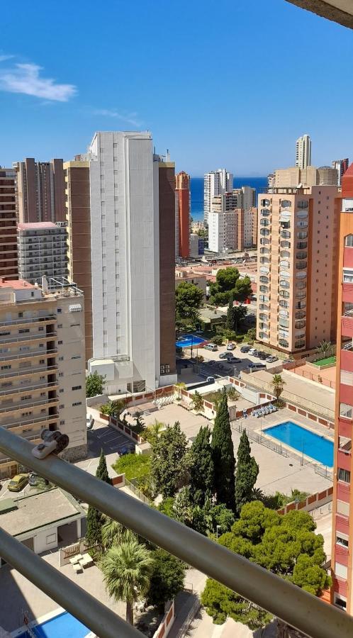 شقة بينايدورم  في Agustina Seaview In Rincon De Loix -Free Parking, Wi-Fi, Pool, New Air Conditioning, Sea View المظهر الخارجي الصورة